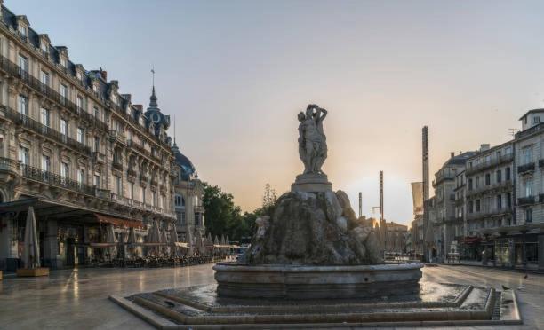 * F3 Haussmannien, Centre-Ville, 4 Pers, Wifi * Montpellier Exterior foto